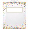 Ashley Productions Hanging Confetti Pattern Storage/Book Bag, 11in. x 16in., 12PK 10580